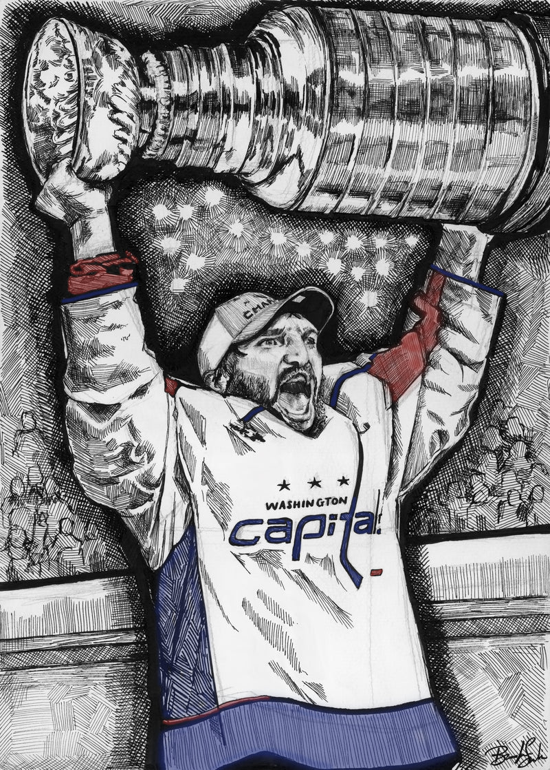 Washington Capitals, Alexander Ovechkin with the Stanley Cup