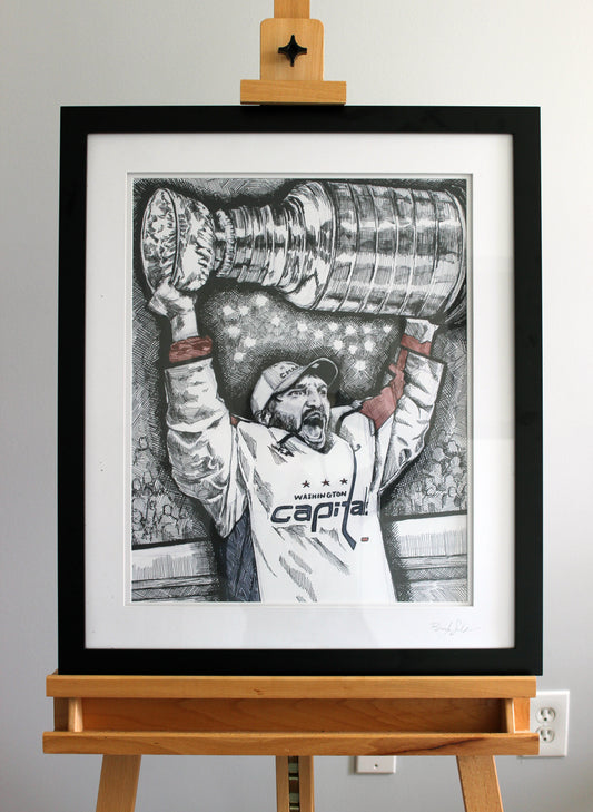 Washington Capitals, Alexander Ovechkin with the Stanley Cup